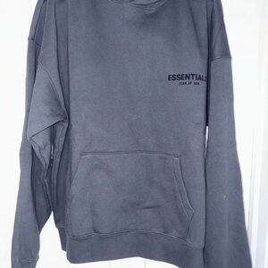 Essentials Charcoal Hoodie